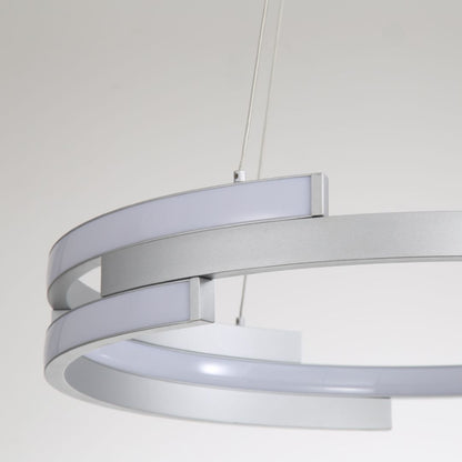 Helmi Large Silver LED Pendant Ceiling Light