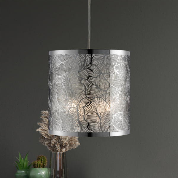 Freddie Pendant Light Shade Polished Chrome