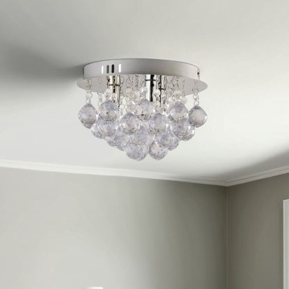 Diana 3 Light Semi Flush Ceiling Light