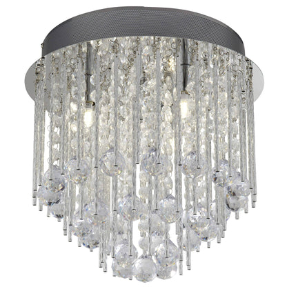 McQueen 3 Light Semi Flush Ceiling Light