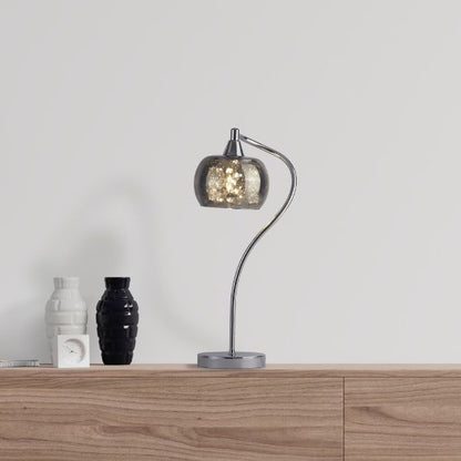 Escada 42.5cm Table Lamp Polished Chrome