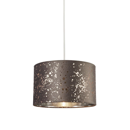 Ander Silver & Gold Grey Velvet Shade