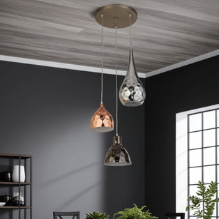 Parmes 3 Light Ceiling Pendant