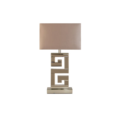 Thalia Chrome Small Mirror Table Lamp