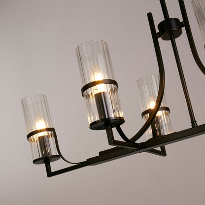 Davina 6 Light Black Pendant Ceiling Light