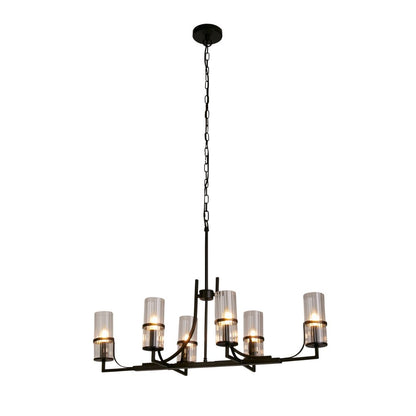 Davina 6 Light Black Pendant Ceiling Light