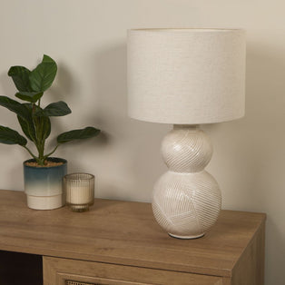 Wilmette White Ceramic Table Lamp