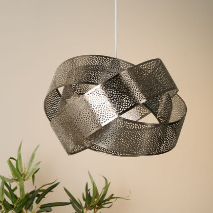 Westchester 3 Band Silver Ceiling Pendant Shade