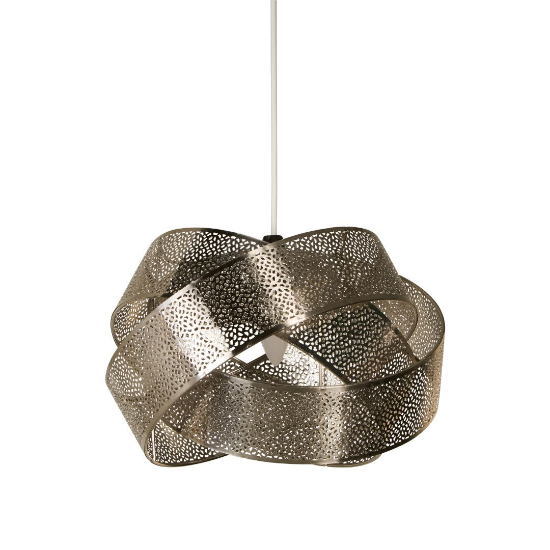 Westchester 3 Band Silver Ceiling Pendant Shade