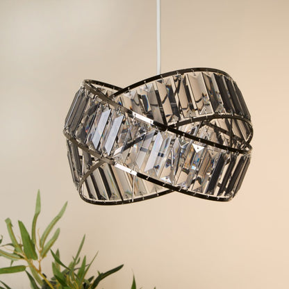 Glencoe Black Chrome Ceiling Pendant Shade