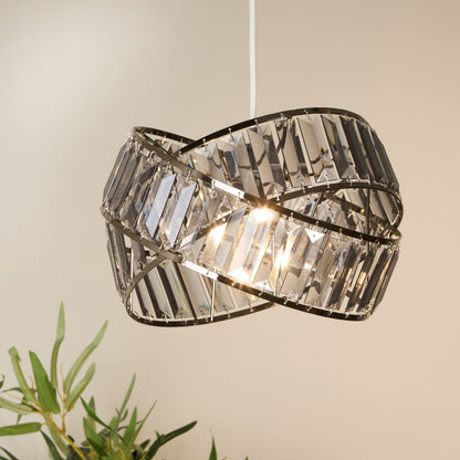 Glencoe Black Chrome Ceiling Pendant Shade