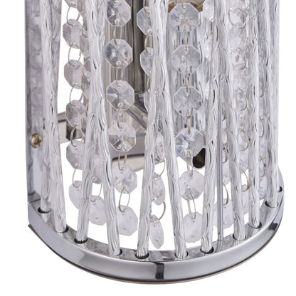 Marissa Chrome & Crystal Wall Light