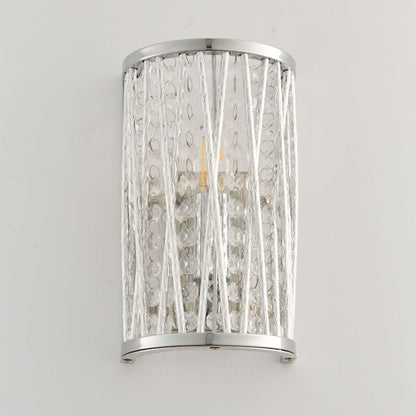 Marissa Chrome & Crystal Wall Light