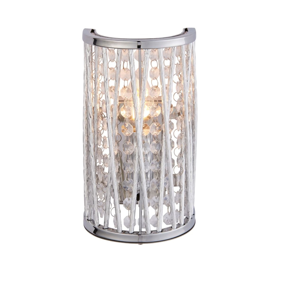 Marissa Chrome & Crystal Wall Light