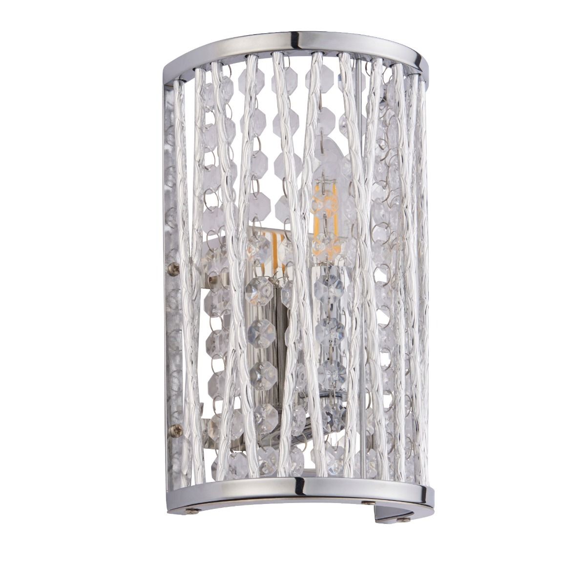 Marissa Chrome & Crystal Wall Light