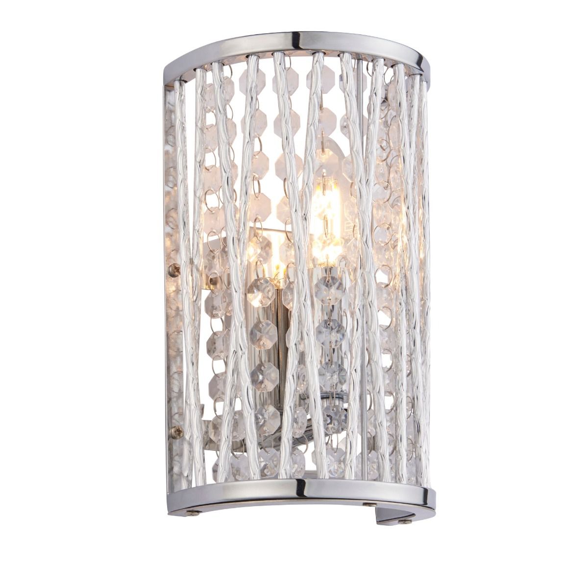 Marissa Chrome & Crystal Wall Light