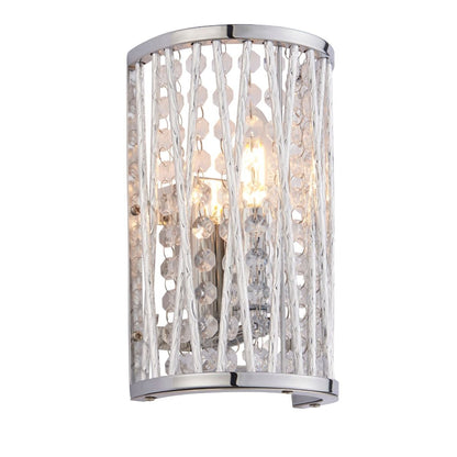 Marissa Chrome & Crystal Wall Light