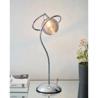 Twine Polished Chrome Table Lamp