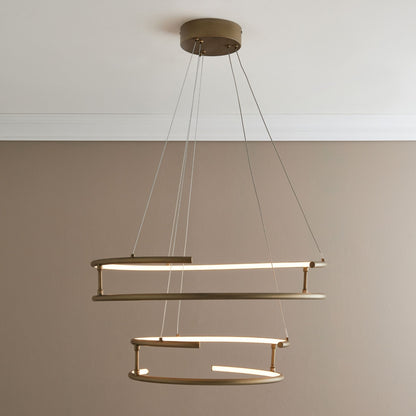 Mabel Antique Brass LED Pendant Ceiling Light