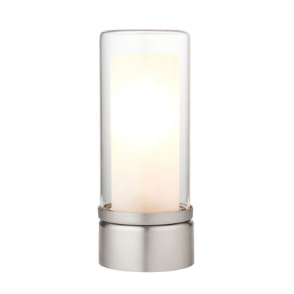 Chepstow Silver & Glass Touch Table Lamp