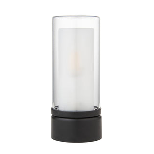 Chepstow Matte Black & Glass Touch Table Lamp