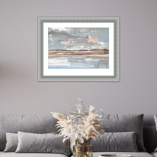 Taupe Sands Framed Print