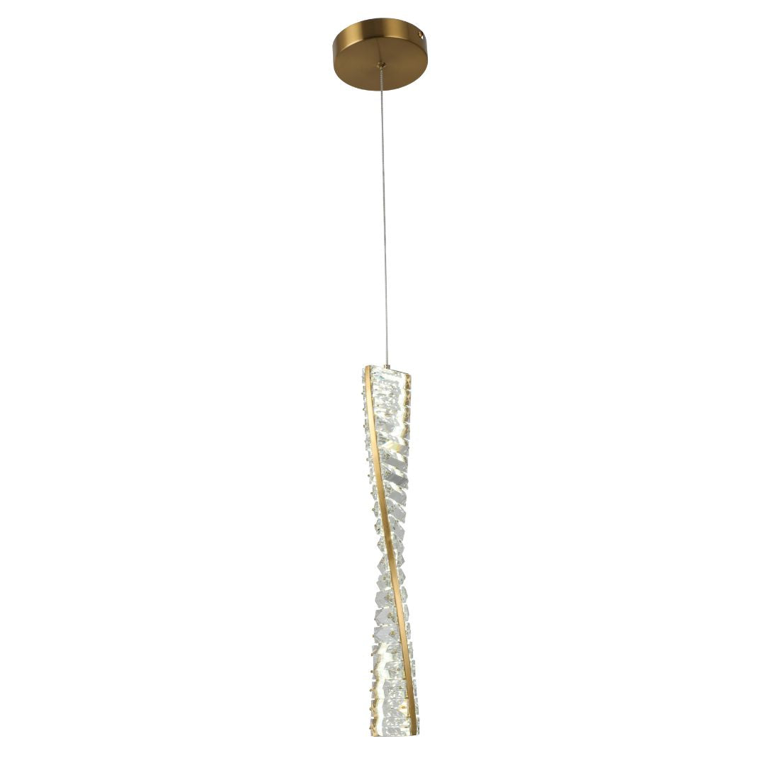 Sparkle Gold LED Pendant Ceiling Light