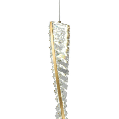 Sparkle Gold LED Pendant Ceiling Light