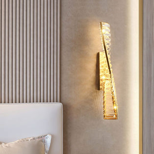 Sparkle Gold LED Wall Light 8w