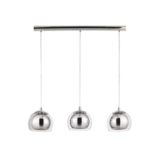 Barnet 3 Light Pendant Ceiling Bar Polished Chrome