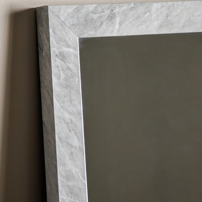 Romano White Marbled Mirror