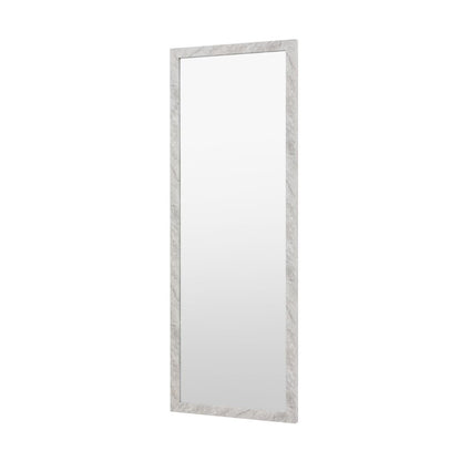 Romano White Marbled Mirror