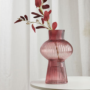 Clare Pink Glass Vase