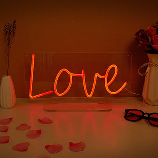 Love Red LED Neon Sign