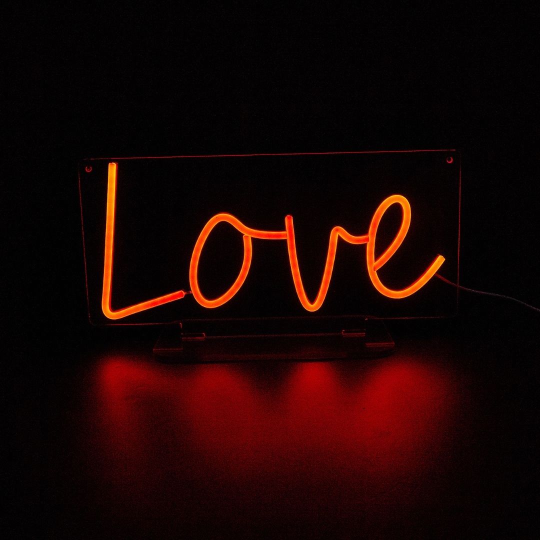 Love Red LED Neon Sign