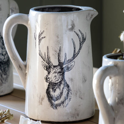 Stag Pitcher Vase Large