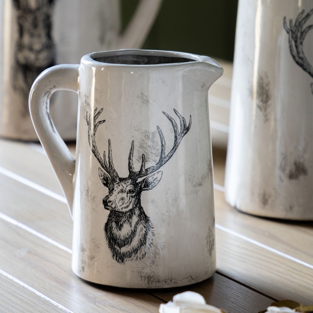 Stag Pitcher Vase Medium