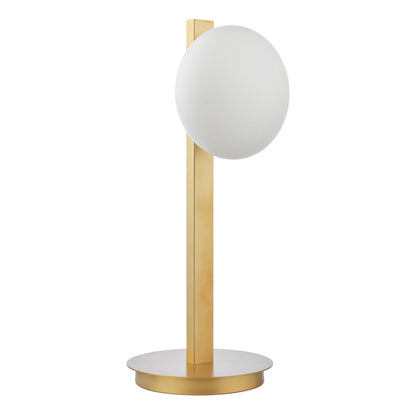 Tauri Gold & Opal Glass Table Lamp