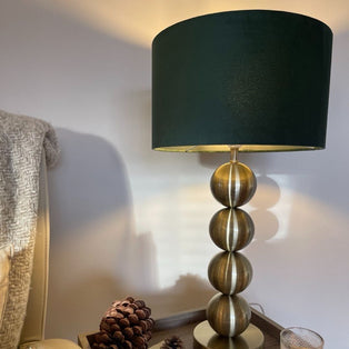 Aila Antique Brass Table Lamp