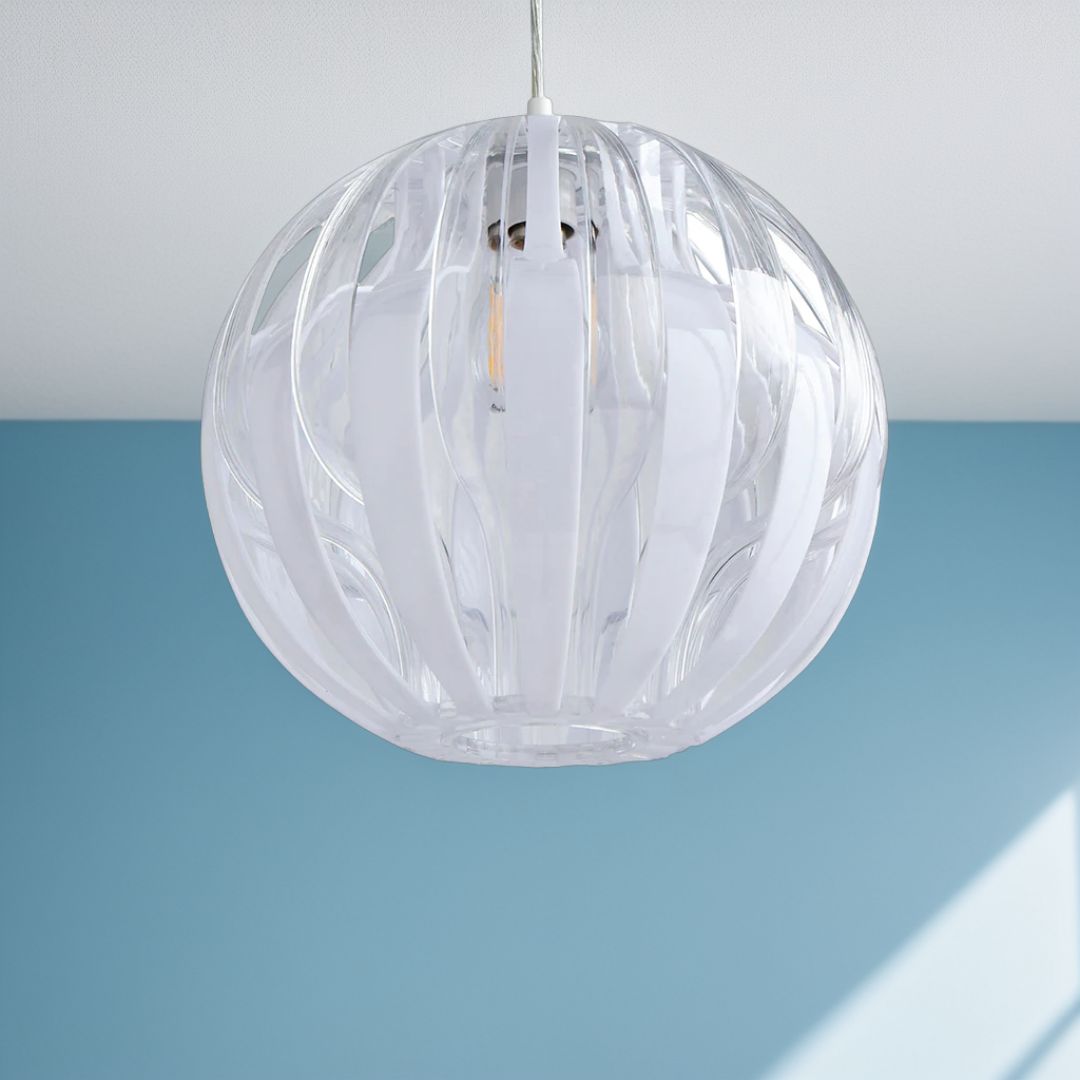 Bimber White Easy-Fit Pendant Ceiling Light