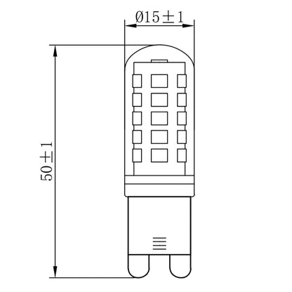 G9 LED 3W Cool White Light Bulb