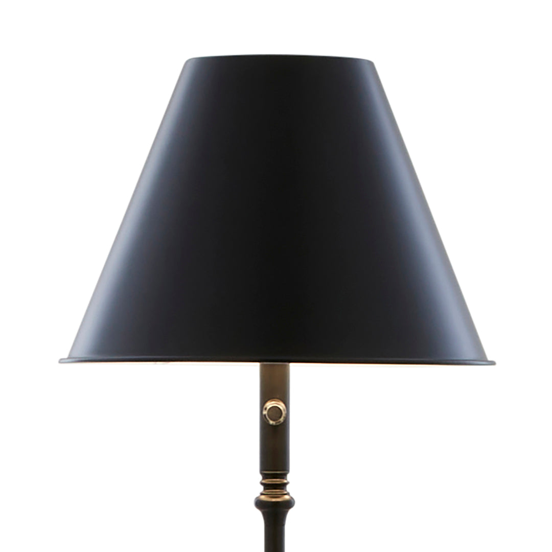 Lustre Black LED Rechargeable Floor Lamp