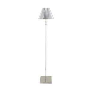 Lustre Polished Chrome LED Rechargeable Floor Lamp